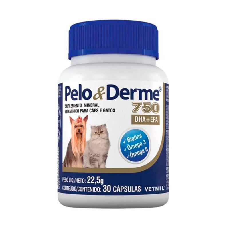 Pelo e Derme 750 DHA + EPA